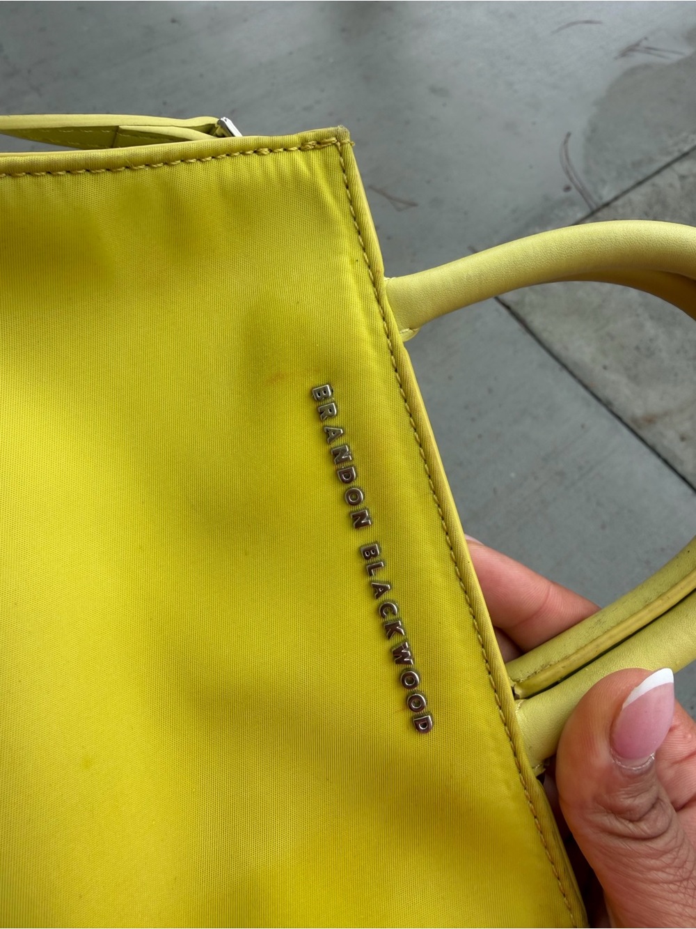 Brandon Blackwood Arlen Bag | Nylon Yellow Green